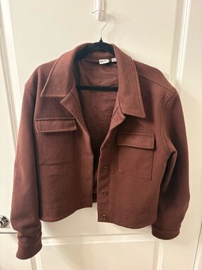 Rhythm Brown Cropped Utility Jacket